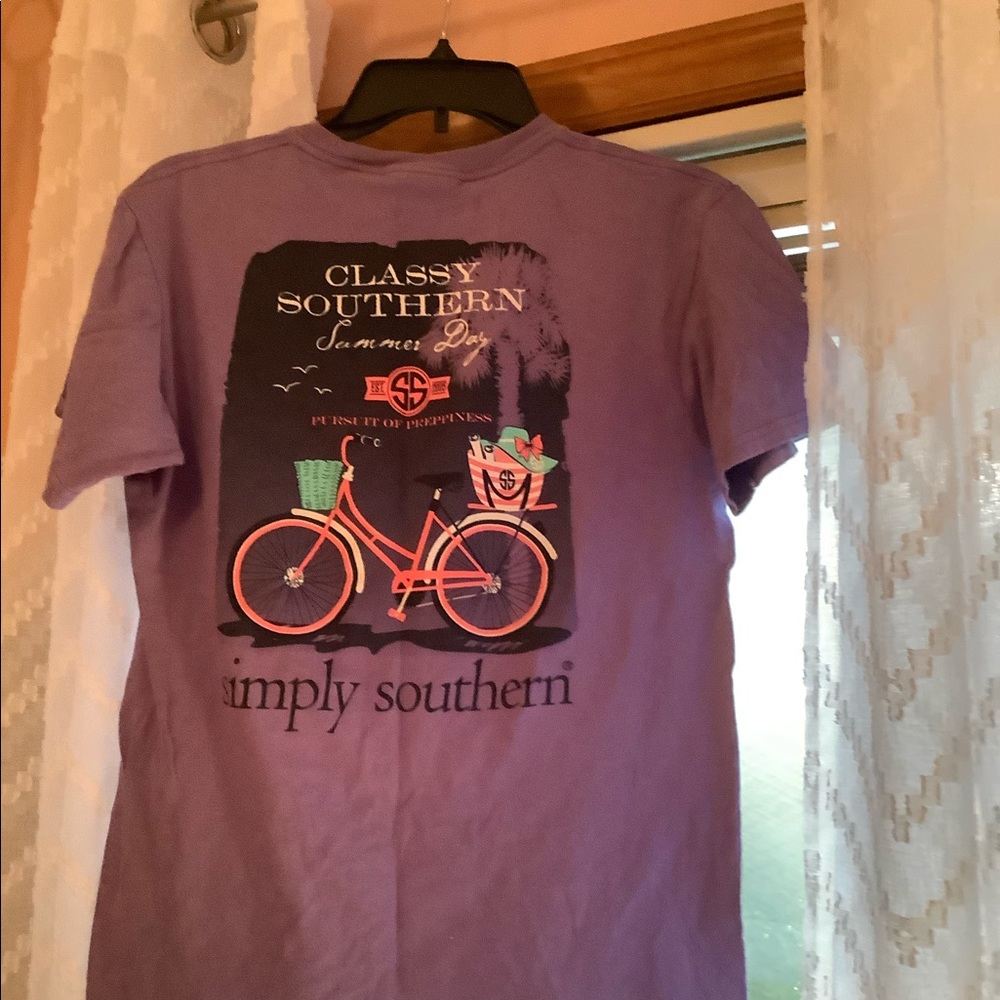 Purple simply southern shirt